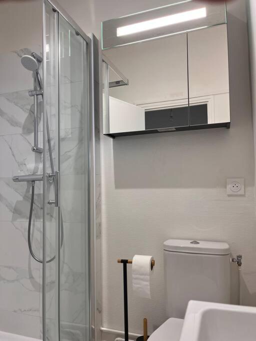 Studio Duplex Hypercentre Au Calme Avec Parking Fontainebleau Luaran gambar